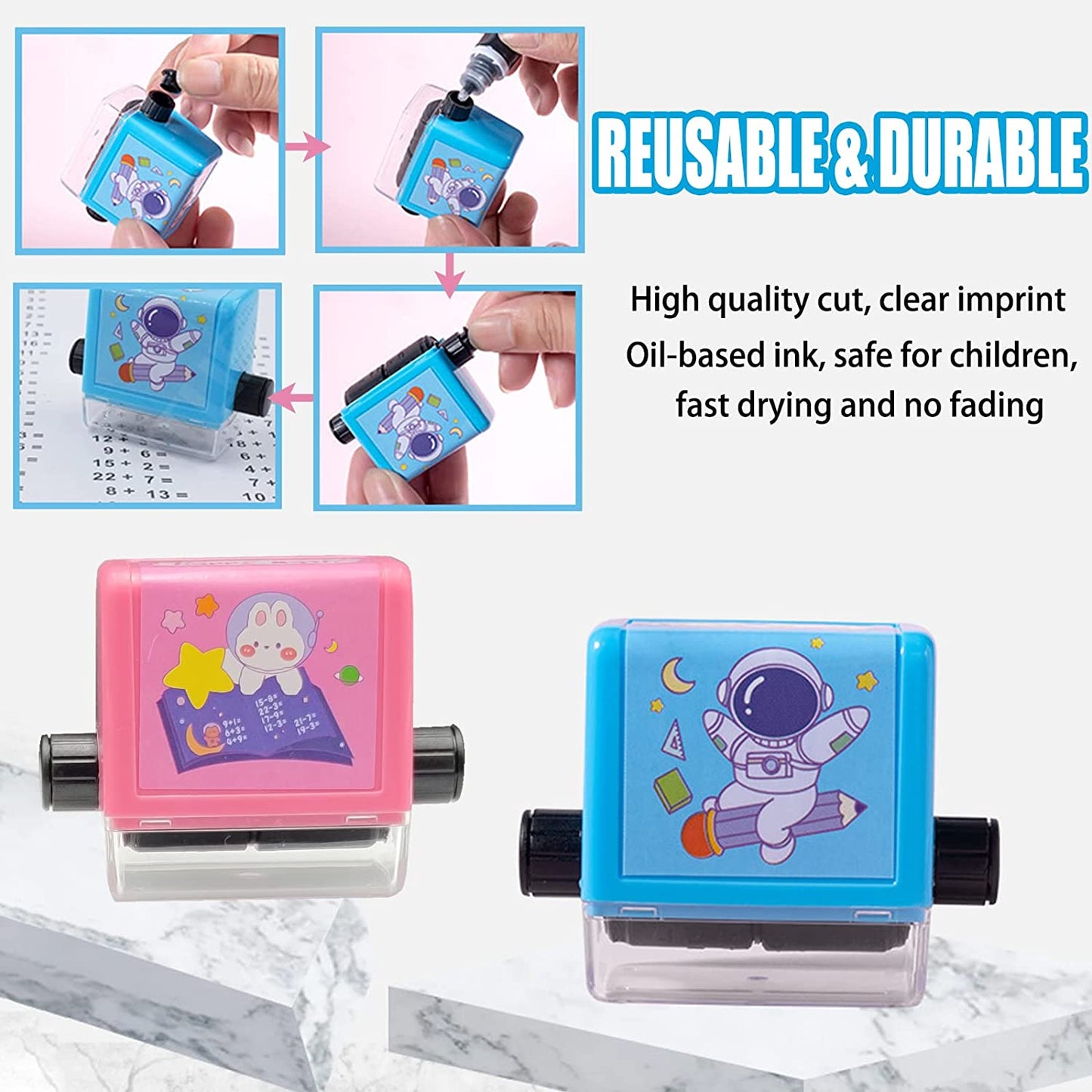 Maths Teaching Stamp Roller