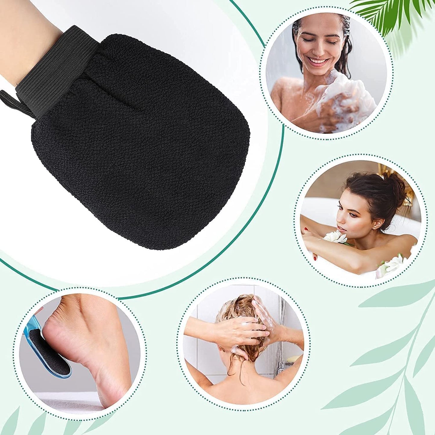 Skin Exfoliating Glove(Pack of 2)