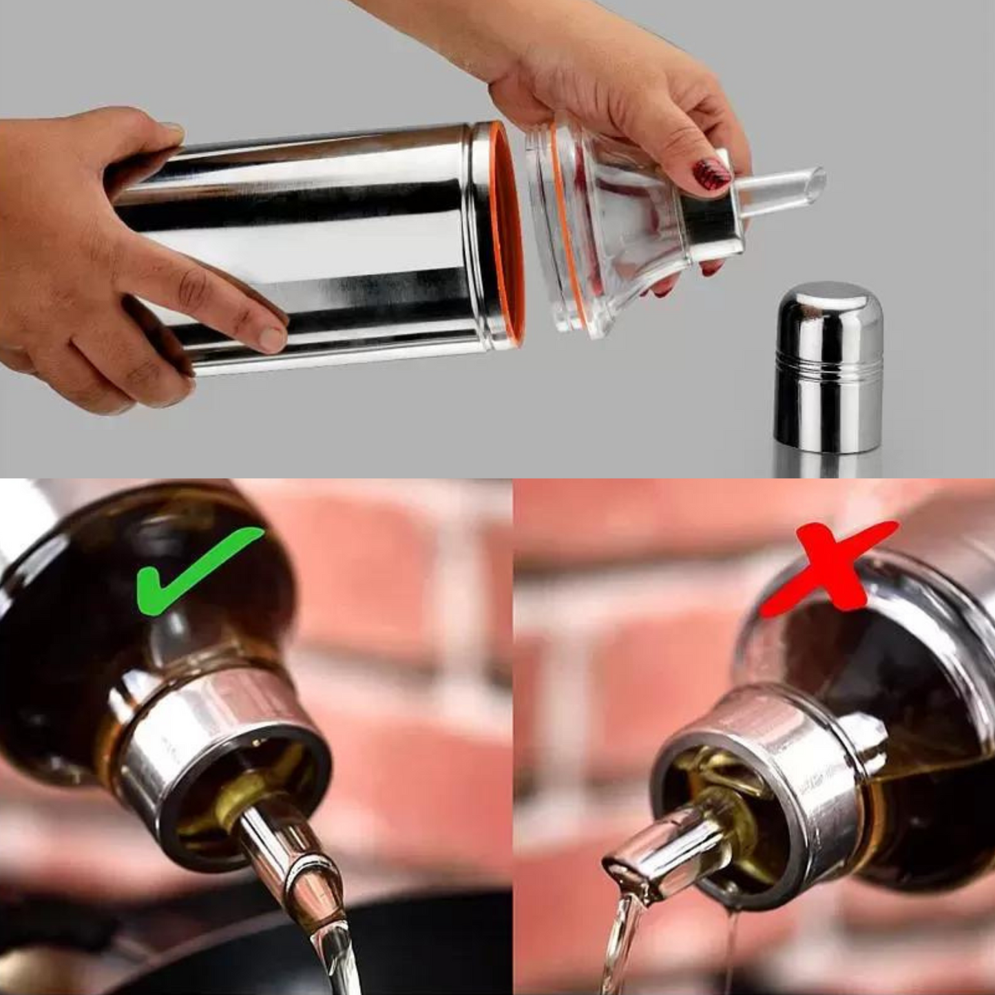 Stainless Steel Oil Dispenser