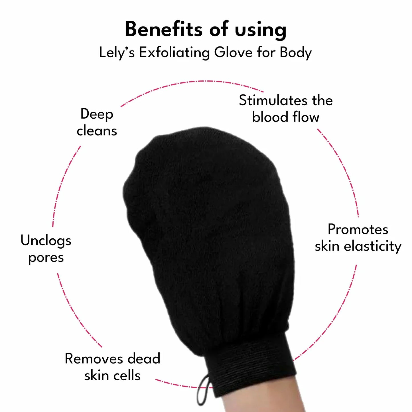 Skin Exfoliating Glove(Pack of 2)