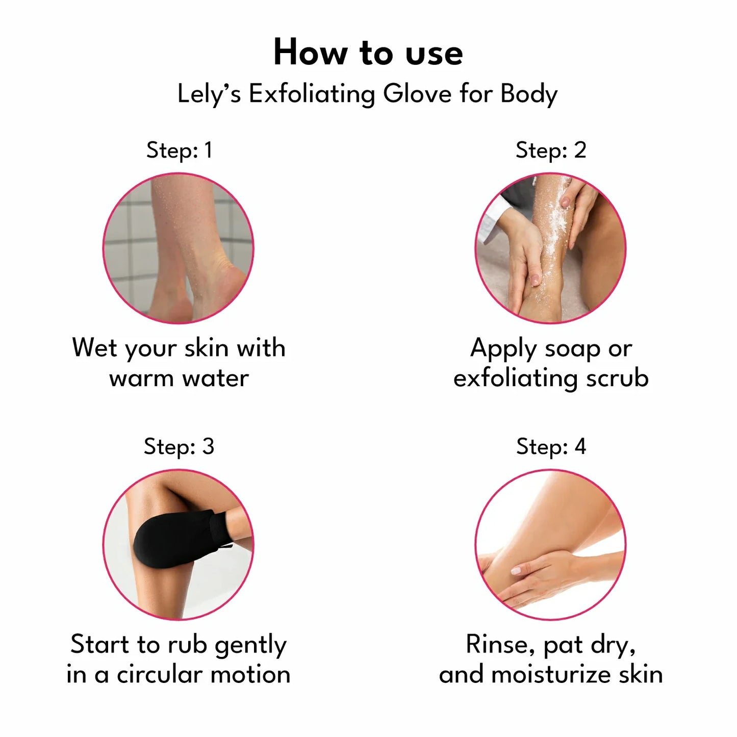 Skin Exfoliating Glove(Pack of 2)
