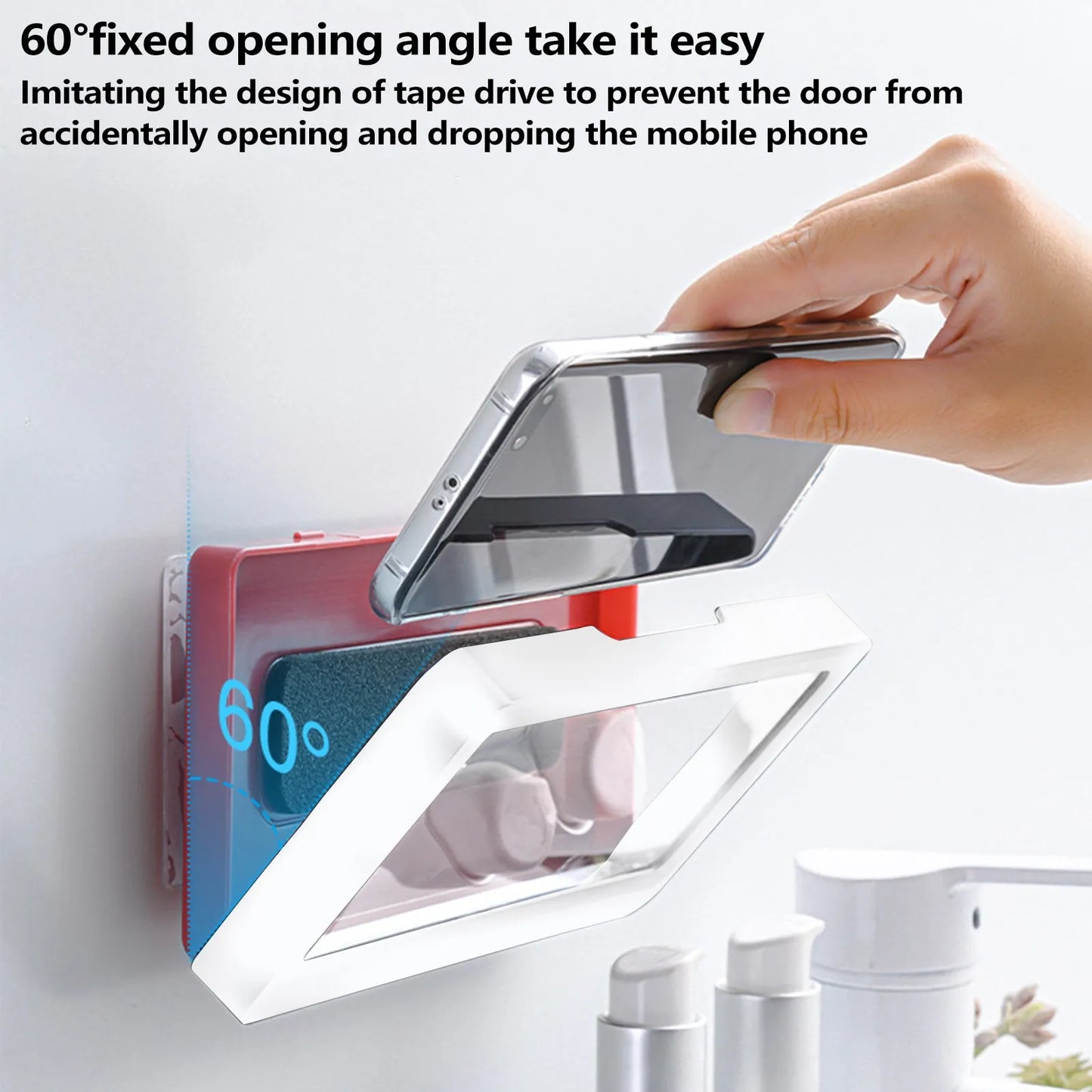 Kitchen Toilet Mobile Phone Holder