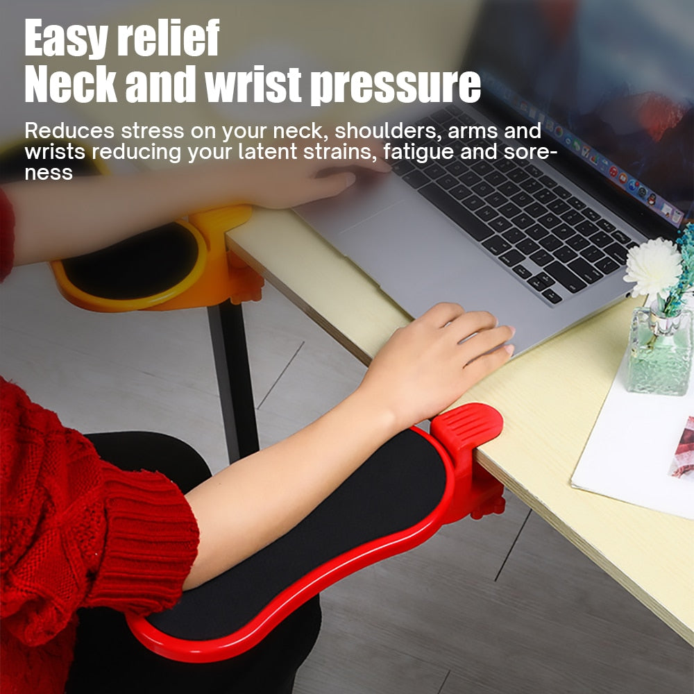 Adjustable and Attachable Computer Arm Rest