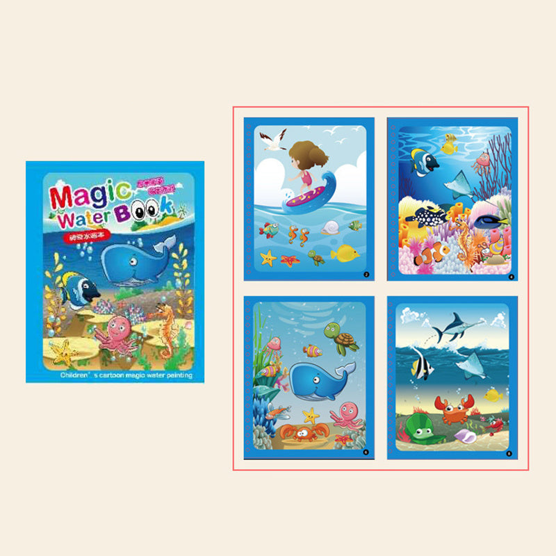 Magic Water Coloring Doodle Book ( Set of 3/5)