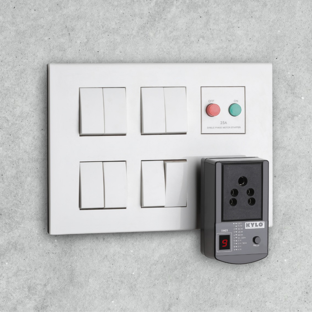 Automatic Timer Socket + Mobile Holder