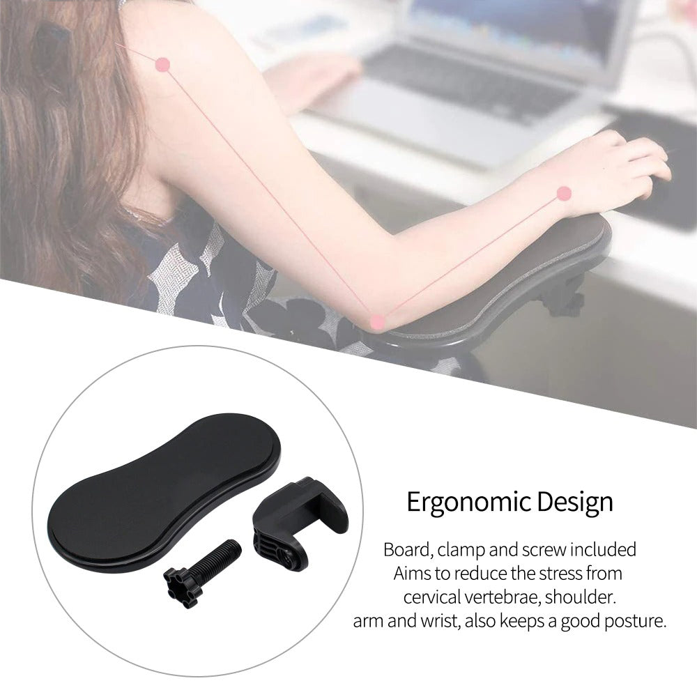 Adjustable and Attachable Computer Arm Rest