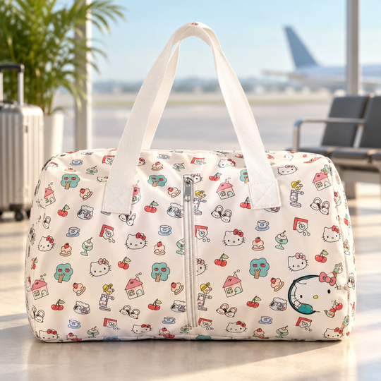Multi-Compartment Travel Bag at an airport