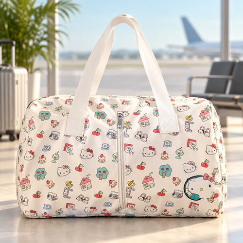Multi-Compartment Travel Bag at an airport