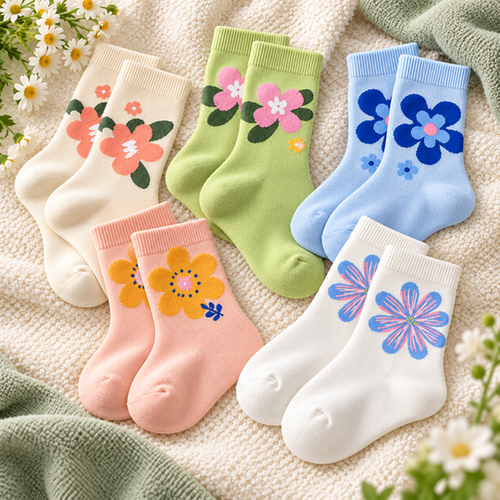 CozyBloom Floral Socks floral assortment