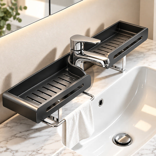Empty Extendable Faucet Organizer construction