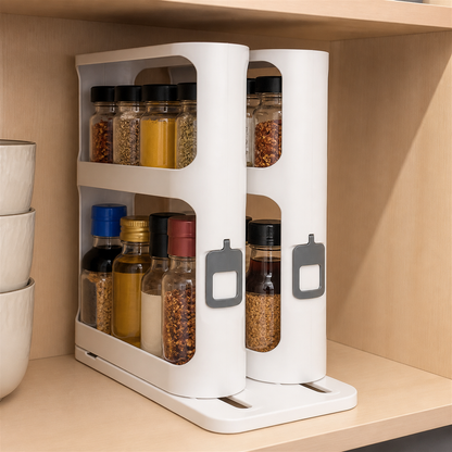 Spice cabinet organization