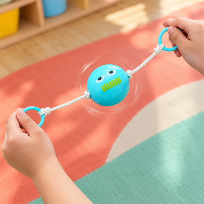 GlowSpin Pull Ball pull spin use