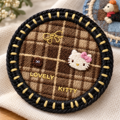Cute Animal Woven Coaster