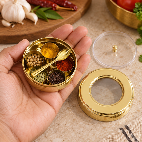 Swarna Mini Masala Box mini filled spice box