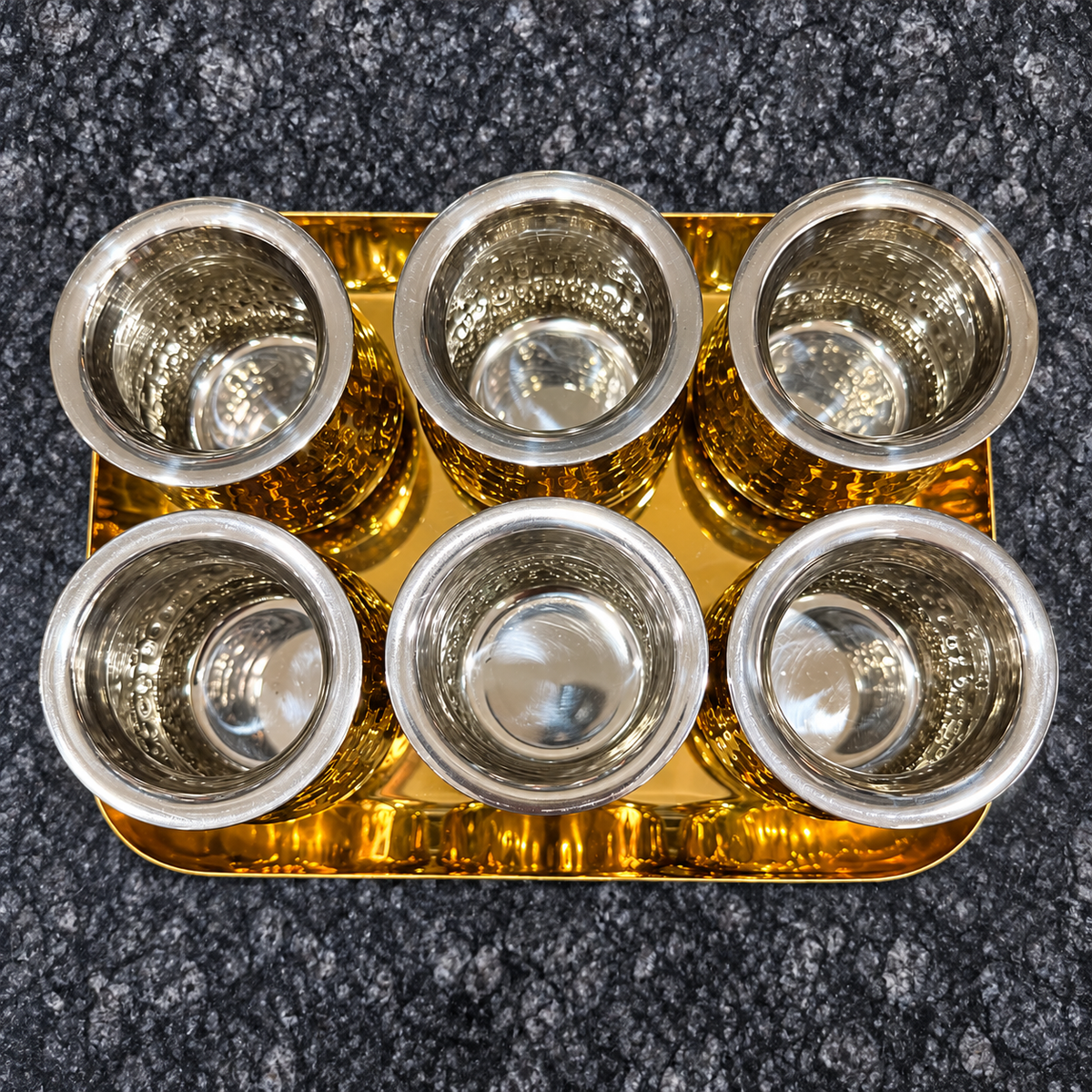 Overhead view of Royal Lota Glass Set