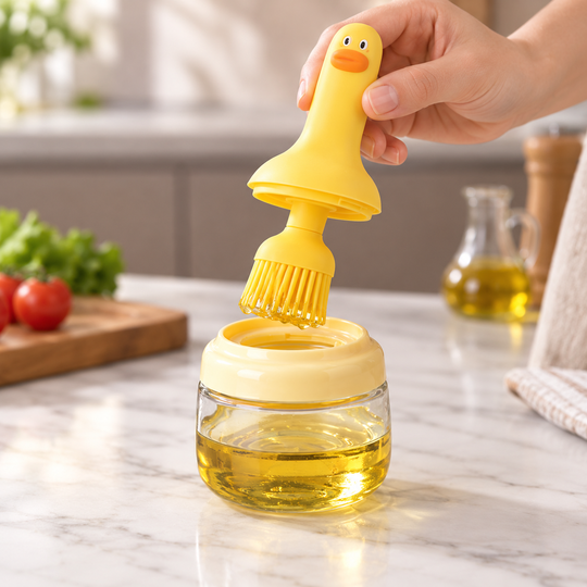 Cute Duck Oil Bottle Set