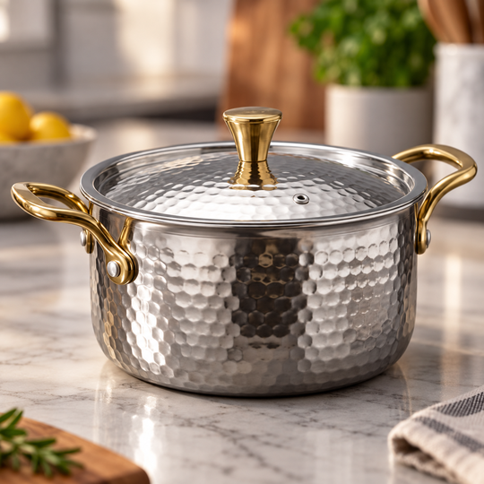 Traditional Stainless Steel Serving Handi