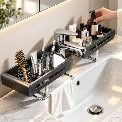 Easy-reach bathroom storage