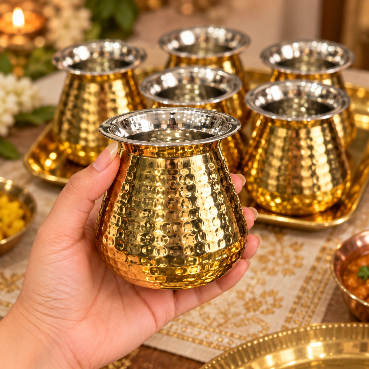 Royal Lota Glass Set lifestyle detail