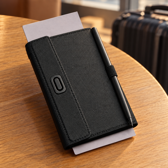 Rear pen loop with a slim pen