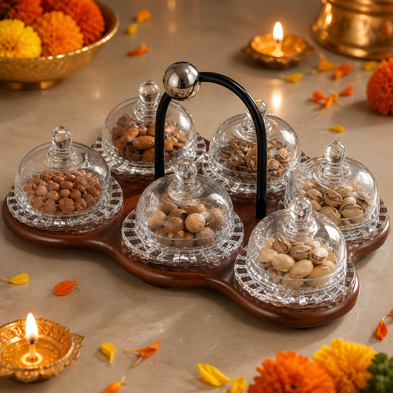 Aurelia serving organizer festive table