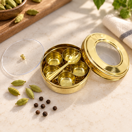 Swarna Mini Masala Box miniature counter scale