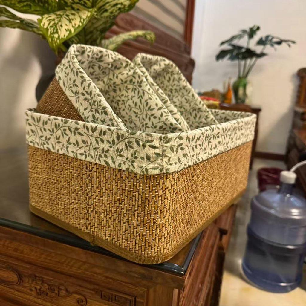 Woven Desktop Storage Box