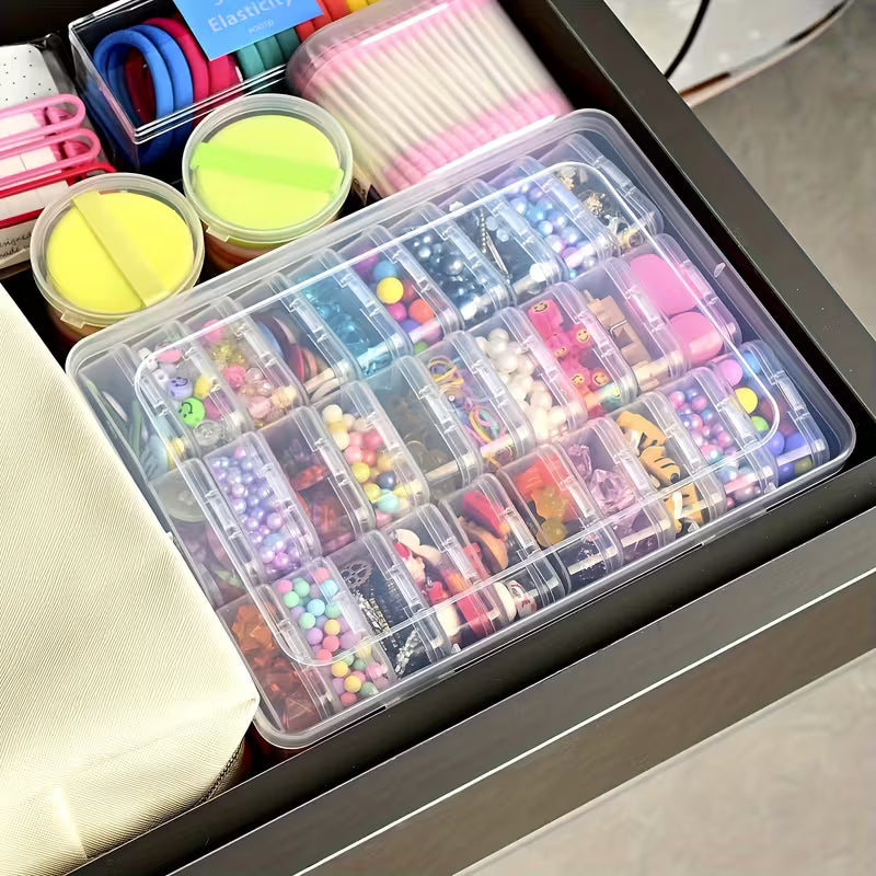Transparent Square Storage Boxes