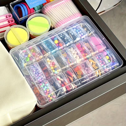 Transparent Square Storage Boxes