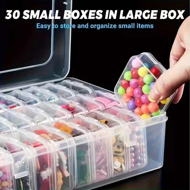 Transparent Square Storage Boxes