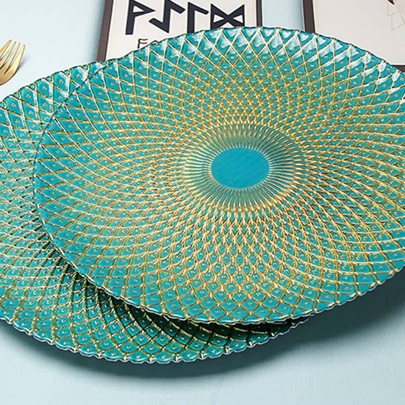 Luxury Decorative Glass Plate