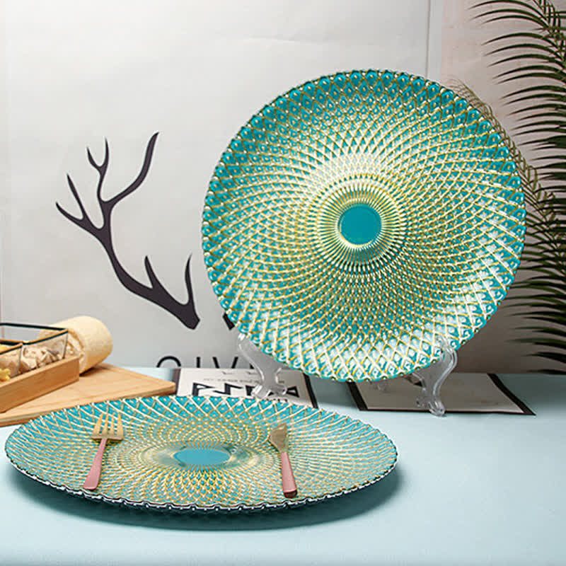 Luxury Decorative Glass Plate