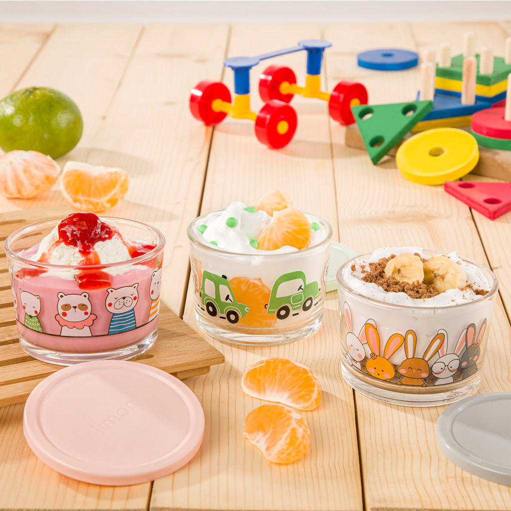 Cute Print Containers Set