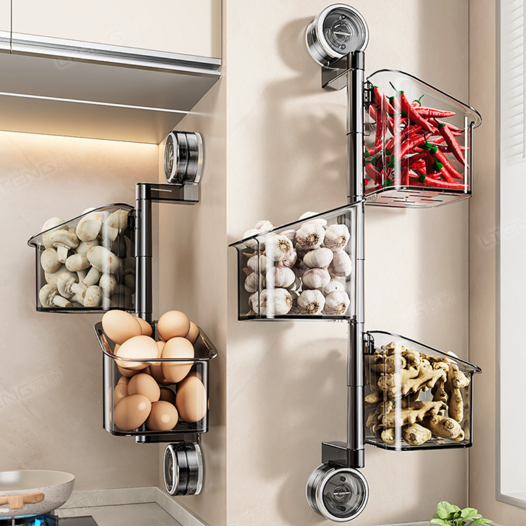 Wall Mounted Rotating Organizer