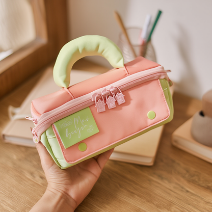 Double Zipper Stationery Bag