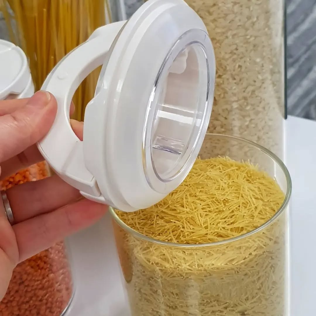 Storage Jar with Lock Lids