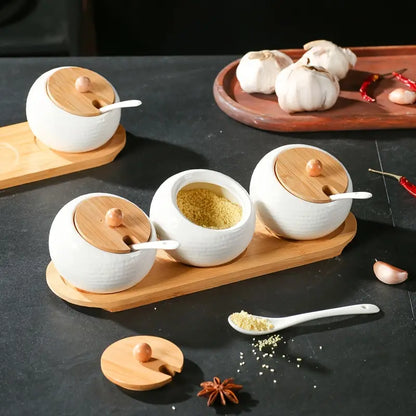 Ceramic Spice Pot Set
