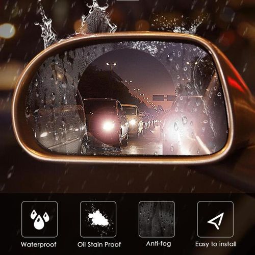 Car Rearview Mirror Film( 2 Square + 2 Circle)