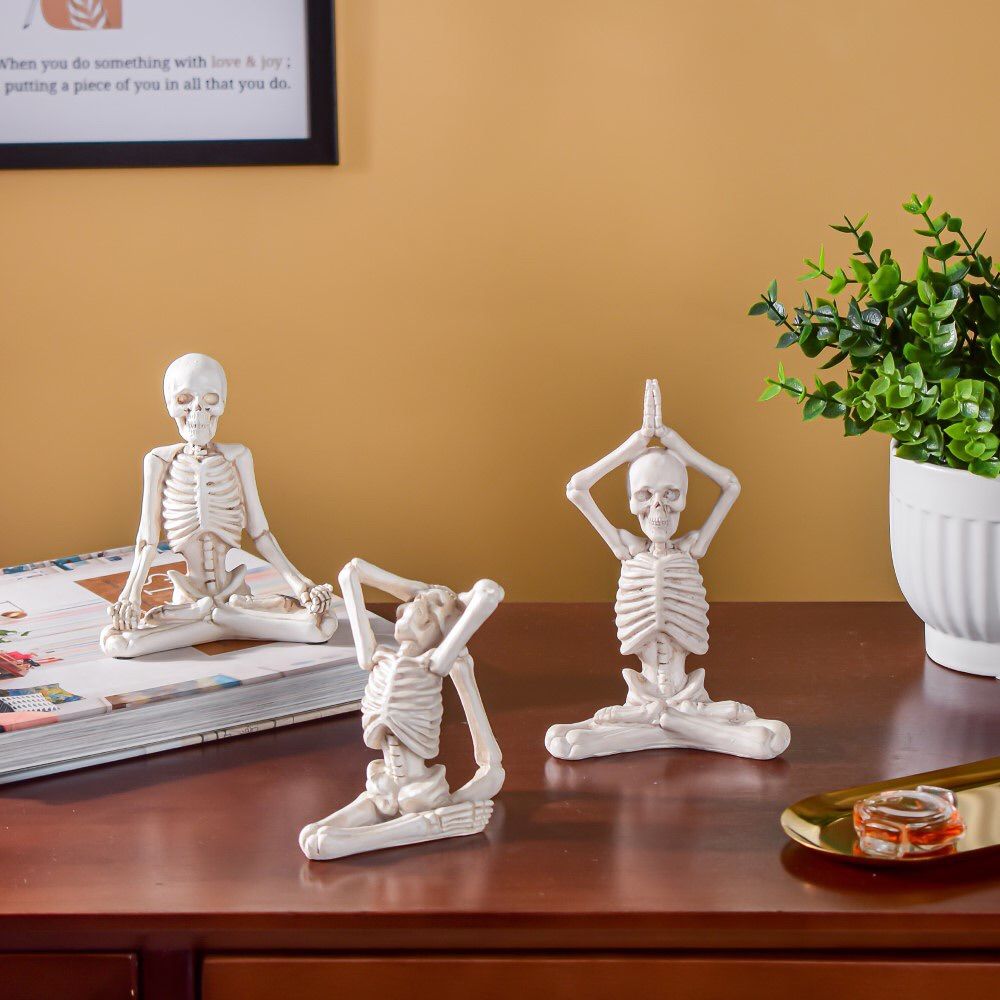 Yoga Skeletons Figures