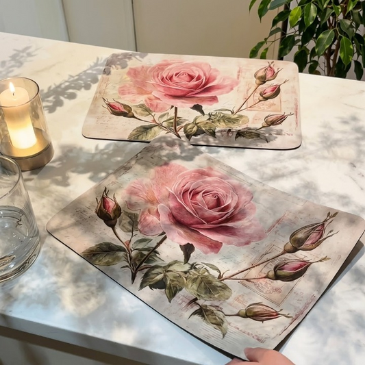 Rose Vintage Aesthetic Mat