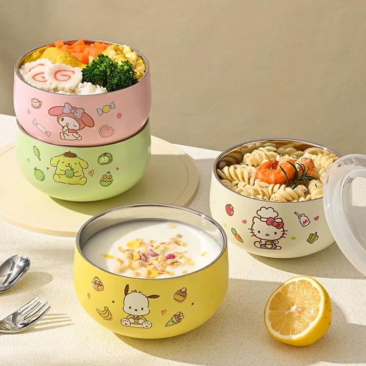 Sanrio Themed Food Bowl Set