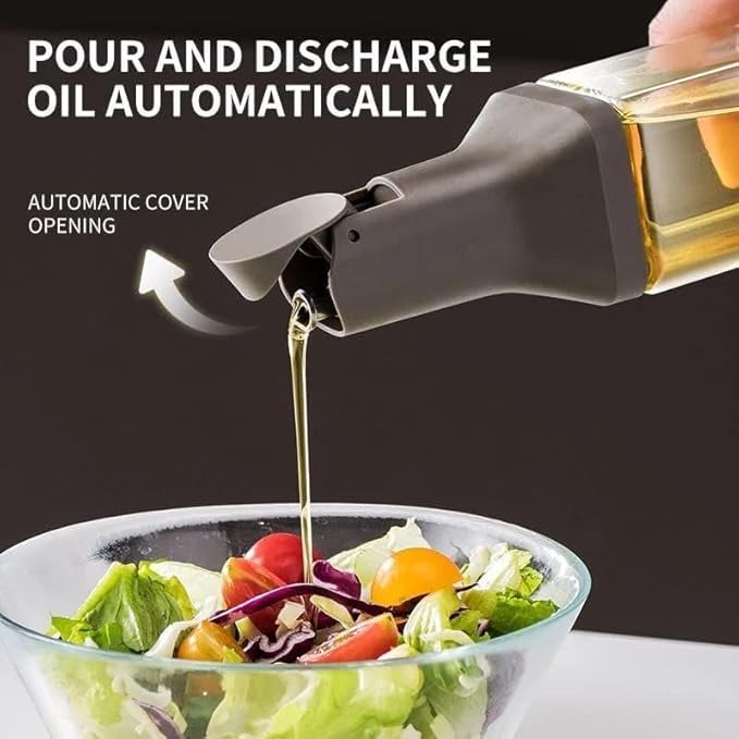 Square Oil Glass Bottle
