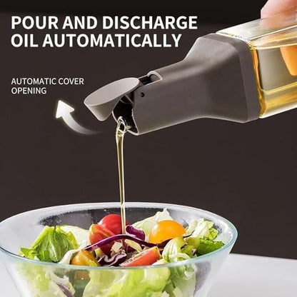 Square Oil Glass Bottle