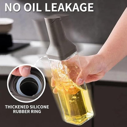 Square Oil Glass Bottle