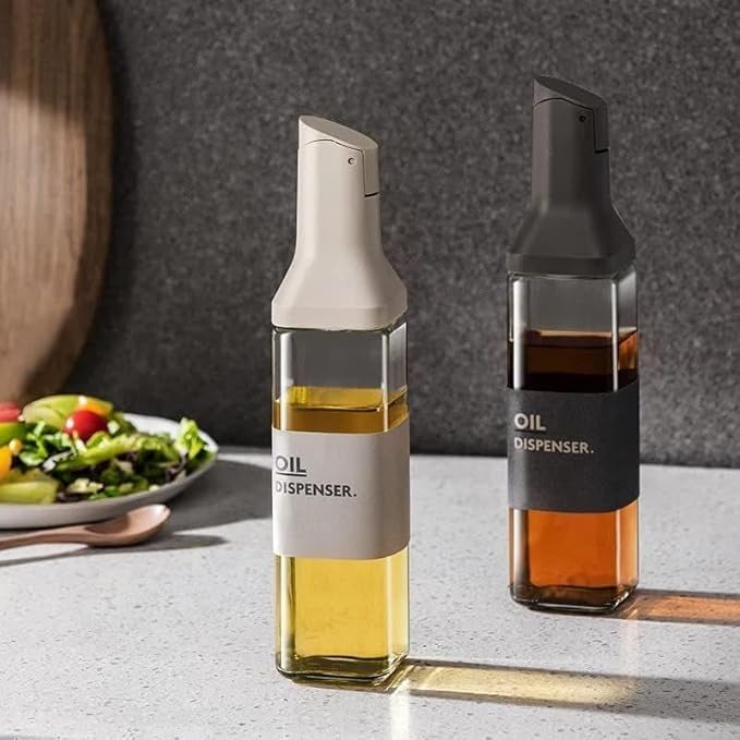 Square Oil Glass Bottle
