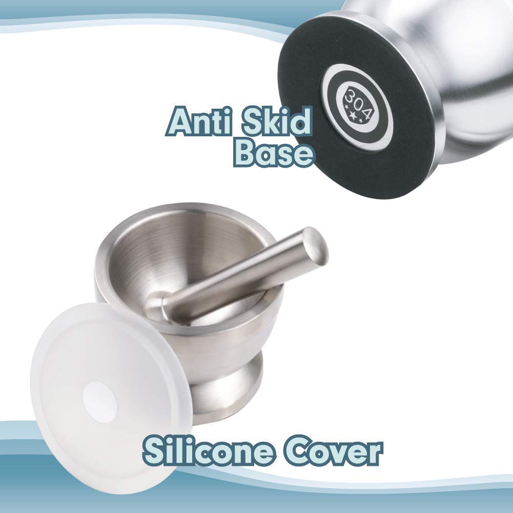 Stainless Steel Mortar and Pestle