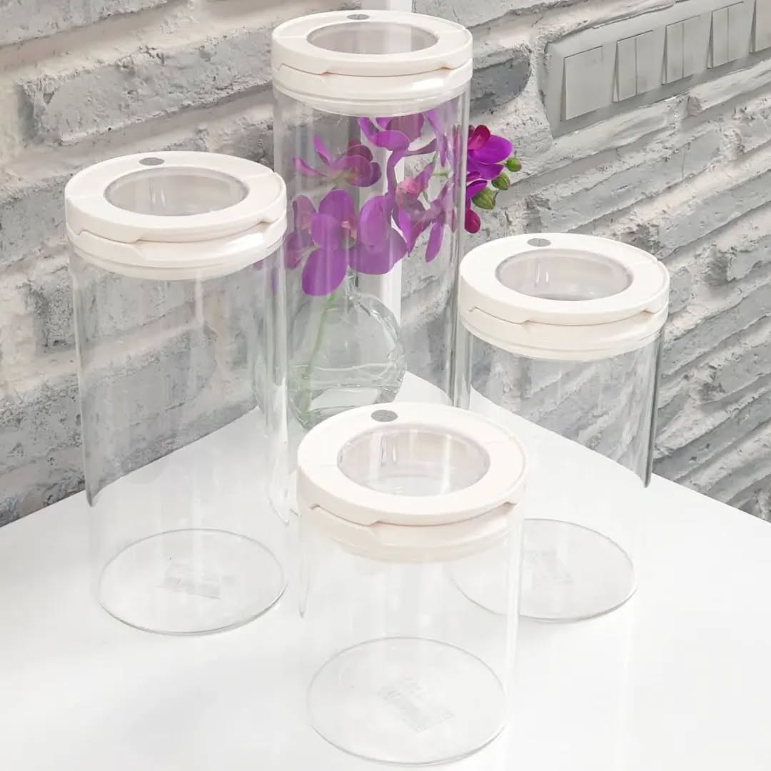 Storage Jar with Lock Lids