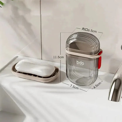 Transparent Travel Soap Box With Lid