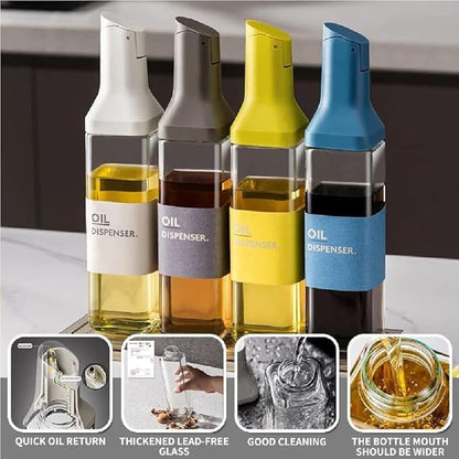 Square Oil Glass Bottle