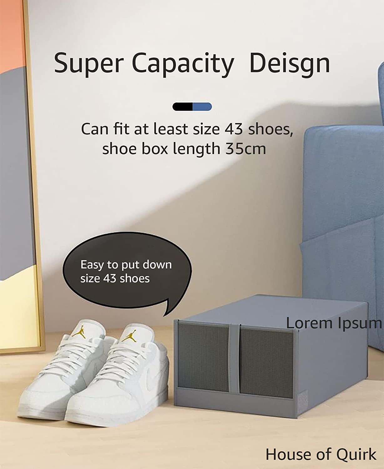 Foldable Shoe Storage Box